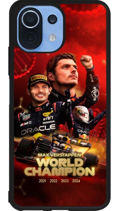 Coque Xiaomi Mi 11 Lite 5G - Silicone rigide noir Max Verstappen Champion 2023