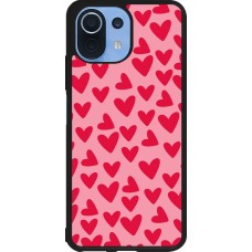Xiaomi Mi 11 Lite 5G Case Hülle - Silikon schwarz Mom 2024 kleine Herzen