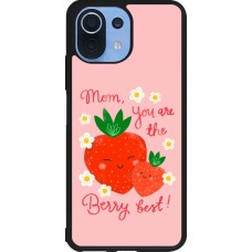 Coque Xiaomi Mi 11 Lite 5G - Silicone rigide noir Mom 2026 Berry best