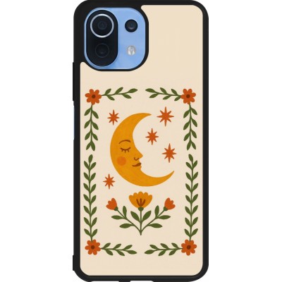 Xiaomi Mi 11 Lite 5G Case Hülle - Silikon schwarz Half moon stamp 2026