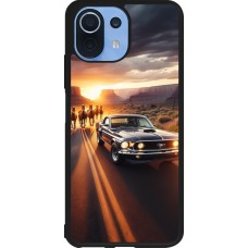 Xiaomi Mi 11 Lite 5G Case Hülle - Silikon schwarz Mustang 69 Grand Canyon