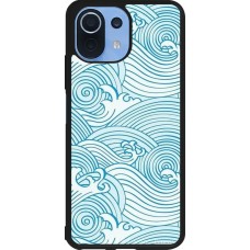 Coque Xiaomi Mi 11 Lite 5G - Silicone rigide noir Ocean Waves
