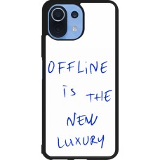 Coque Xiaomi Mi 11 Lite 5G - Silicone rigide noir Offline is the new luxury