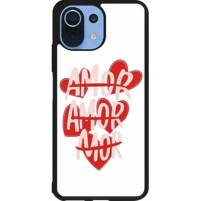 Coque Xiaomi Mi 11 Lite 5G - Silicone rigide noir Saint Valentines Day 26 Amor