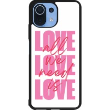 Coque Xiaomi Mi 11 Lite 5G - Silicone rigide noir Saint Valentines Day 26 Love all we need is
