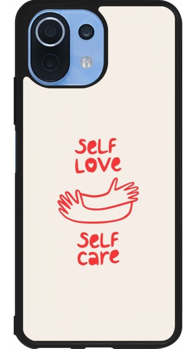Xiaomi Mi 11 Lite 5G Case Hülle - Silikon schwarz Saint Valentines Day 26 Self love self care
