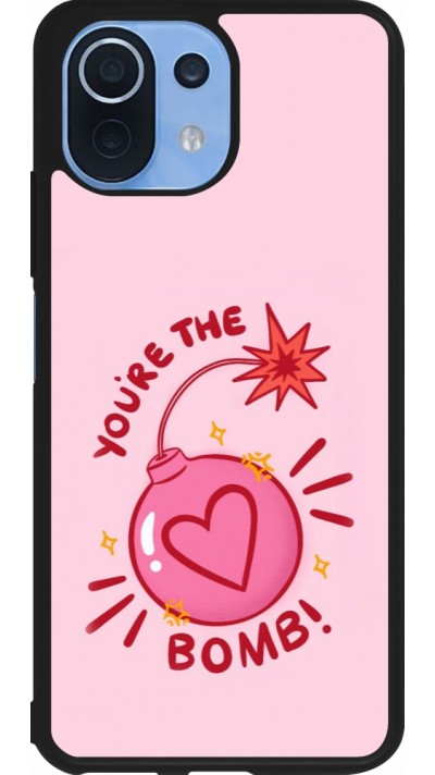 Xiaomi Mi 11 Lite 5G Case Hülle - Silikon schwarz Saint Valentines Day 26 You are the bomb
