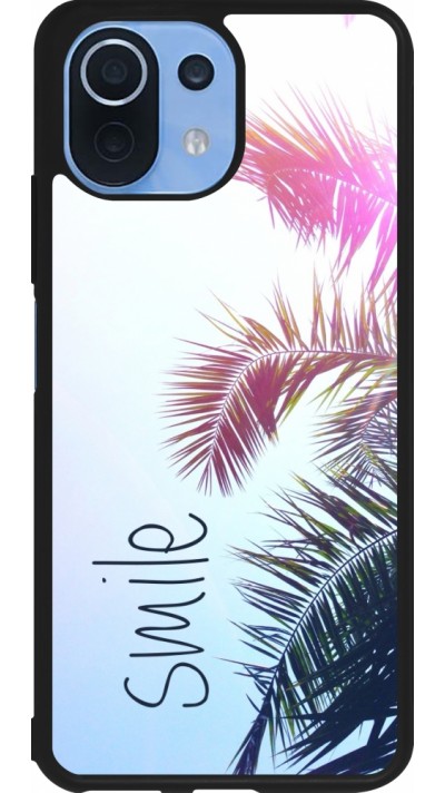 Xiaomi Mi 11 Lite 5G Case Hülle - Silikon schwarz Smile 05