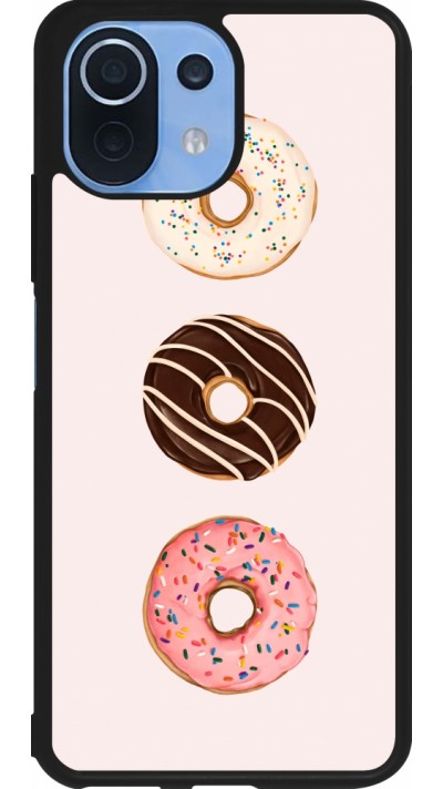 Coque Xiaomi Mi 11 Lite 5G - Silicone rigide noir Spring 23 donuts