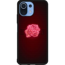 Xiaomi Mi 11 Lite 5G Case Hülle - Silikon schwarz Spring 23 neon rose