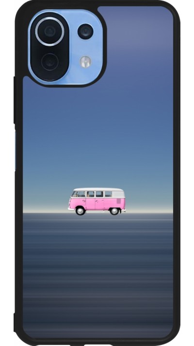 Coque Xiaomi Mi 11 Lite 5G - Silicone rigide noir Spring 23 pink bus