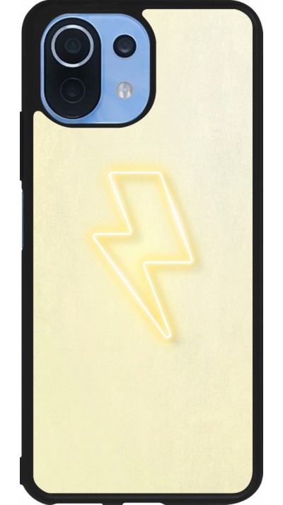 Coque Xiaomi Mi 11 Lite 5G - Silicone rigide noir Spring 23 power on