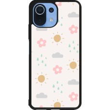 Coque Xiaomi Mi 11 Lite 5G - Silicone rigide noir Spring 23 weather