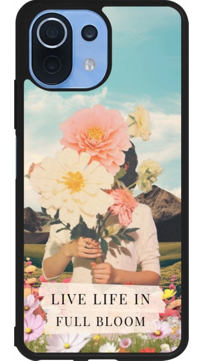 Coque Xiaomi Mi 11 Lite 5G - Silicone rigide noir Live life in full moon Spring 2026