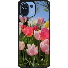 Coque Xiaomi Mi 11 Lite 5G - Silicone rigide noir Tulips Spring 2026