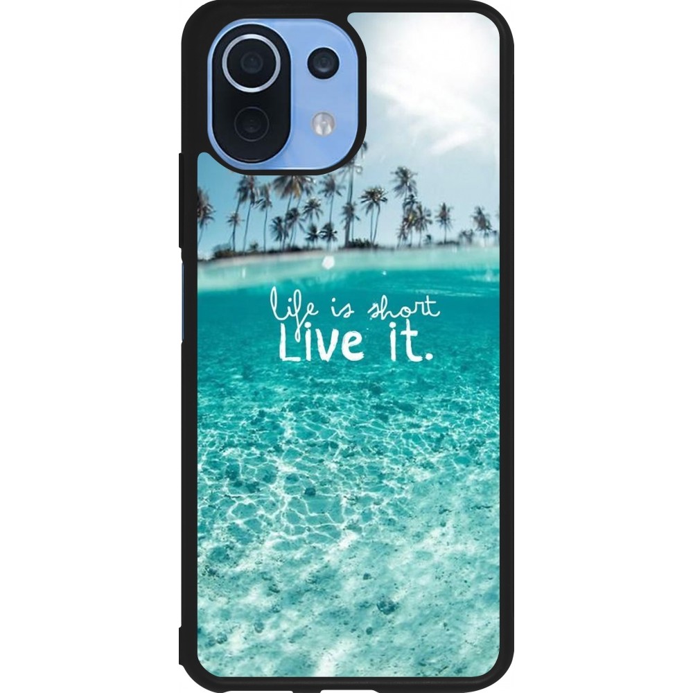Coque Xiaomi Mi 11 Lite 5G - Silicone rigide noir Summer 18 24