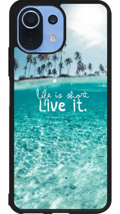 Coque Xiaomi Mi 11 Lite 5G - Silicone rigide noir Summer 18 24