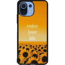 Xiaomi Mi 11 Lite 5G Case Hülle - Silikon schwarz Summer 2025 Enjoy your life