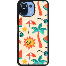 Xiaomi Mi 11 Lite 5G Case Hülle - Silikon schwarz Summer 2025 Pattern soleil