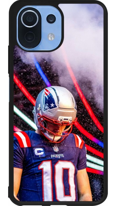 Xiaomi Mi 11 Lite 5G Case Hülle - Silikon schwarz Super Bowl 26 Patriots 3
