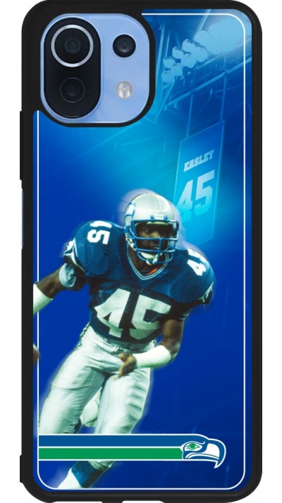 Xiaomi Mi 11 Lite 5G Case Hülle - Silikon schwarz Super Bowl 26 Seattle 1