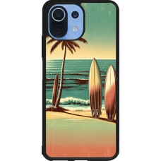 Xiaomi Mi 11 Lite 5G Case Hülle - Silikon schwarz Surf Paradise