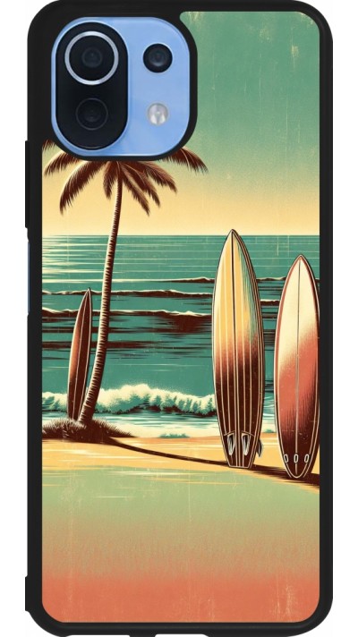Coque Xiaomi Mi 11 Lite 5G - Silicone rigide noir Surf Paradise