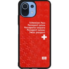 Coque Xiaomi Mi 11 Lite 5G - Silicone rigide noir Swiss Passport