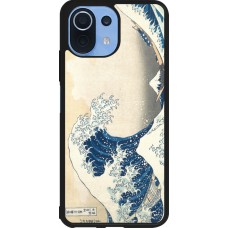 Coque Xiaomi Mi 11 Lite 5G - Silicone rigide noir Tableau art - La Grande Vague de Kanagawa - Hokusai