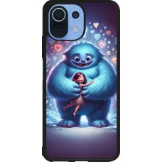 Coque Xiaomi Mi 11 Lite 5G - Silicone rigide noir Valentine 2024 Fluffy Love