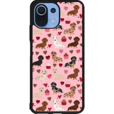 Xiaomi Mi 11 Lite 5G Case Hülle - Silikon schwarz Valentine 2024 puppy love