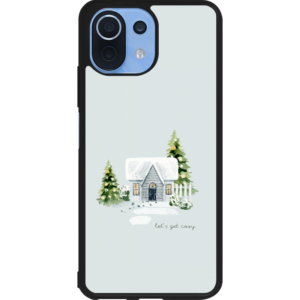Coque Xiaomi Mi 11 Lite 5G - Silicone rigide noir Winter 25 Cosy House