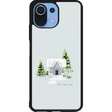 Coque Xiaomi Mi 11 Lite 5G - Silicone rigide noir Winter 25 Cosy House