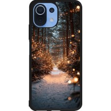 Coque Xiaomi Mi 11 Lite 5G - Silicone rigide noir Winter 25 Winter snowy road