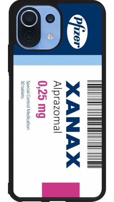 Coque Xiaomi Mi 11 Lite 5G - Silicone rigide noir Xanax Alprazolam 2025