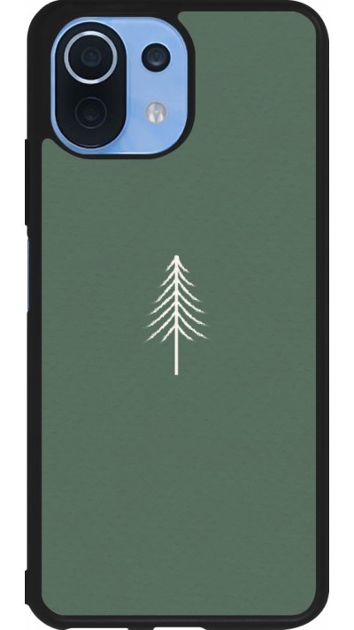 Coque Xiaomi Mi 11 Lite 5G - Silicone rigide noir Christmas 22 minimalist tree