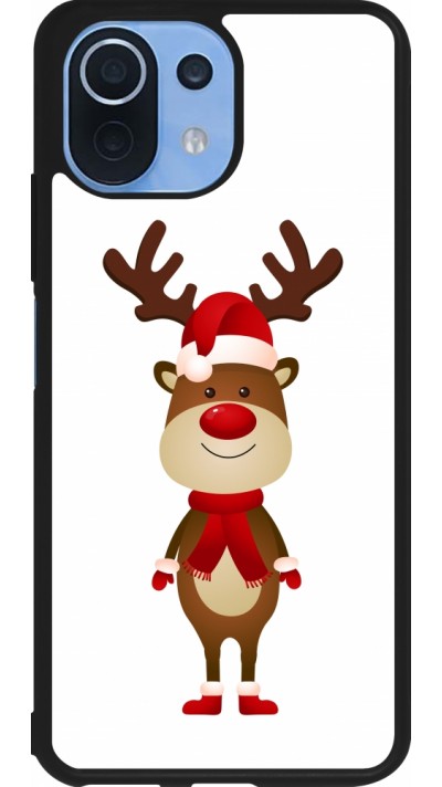Coque Xiaomi Mi 11 Lite 5G - Silicone rigide noir Christmas 22 reindeer