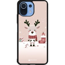 Xiaomi Mi 11 Lite 5G Case Hülle - Silikon schwarz Weihnachten 2023 Choupinette Rentier