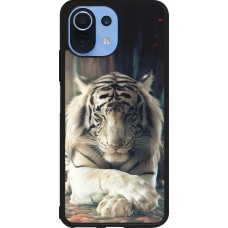 Xiaomi Mi 11 Lite 5G Case Hülle - Silikon schwarz Zen Tiger