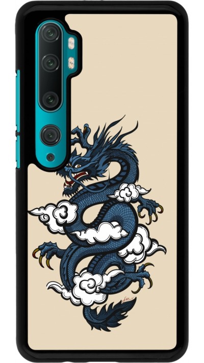 Xiaomi Mi Note 10 / Note 10 Pro Case Hülle - Blue Dragon Tattoo