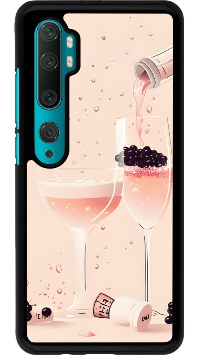 Xiaomi Mi Note 10 / Note 10 Pro Case Hülle - Champagne Pouring Pink