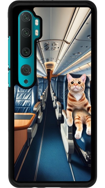 Coque Xiaomi Mi Note 10 / Note 10 Pro - Chat dans un avion
