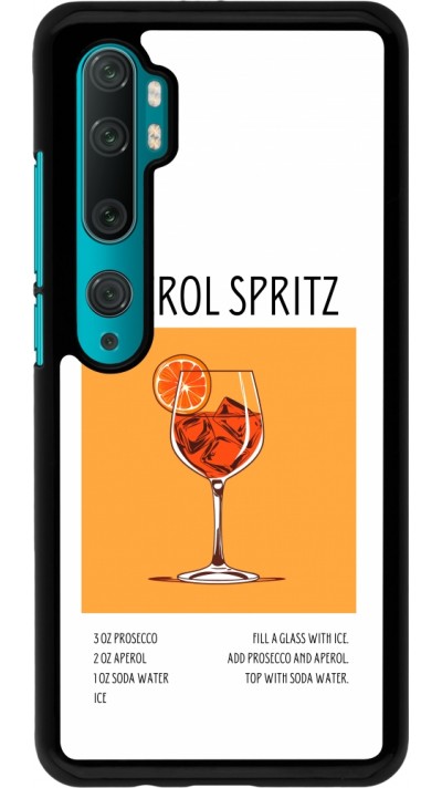 Xiaomi Mi Note 10 / Note 10 Pro Case Hülle - Cocktail Rezept Aperol Spritz