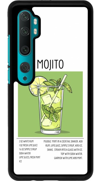 Xiaomi Mi Note 10 / Note 10 Pro Case Hülle - Cocktail Rezept Mojito
