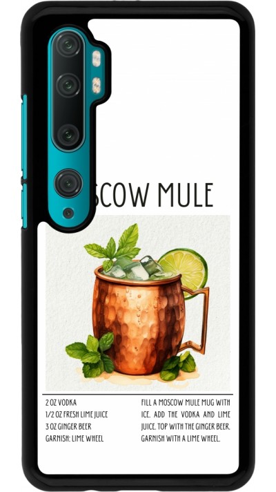 Xiaomi Mi Note 10 / Note 10 Pro Case Hülle - Cocktail Rezept Moscow Mule