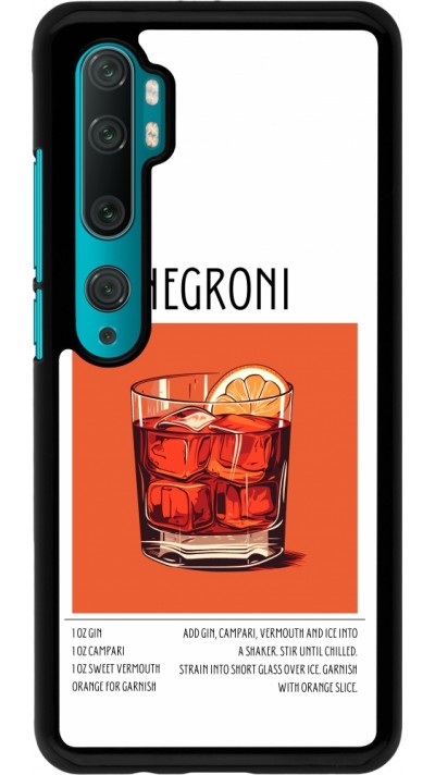 Coque Xiaomi Mi Note 10 / Note 10 Pro - Cocktail recette Negroni