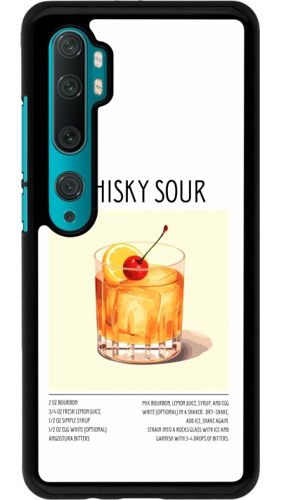 Xiaomi Mi Note 10 / Note 10 Pro Case Hülle - Cocktail Rezept Whisky Sour