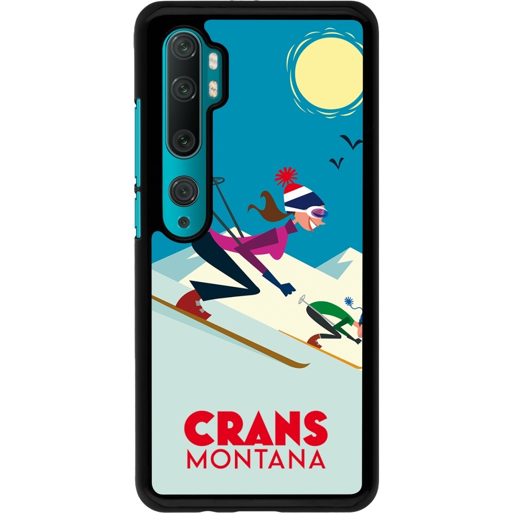 Xiaomi Mi Note 10 / Note 10 Pro Case Hülle - Crans-Montana Ski Downhill