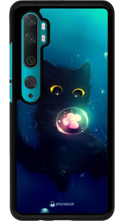 Hülle Xiaomi Mi Note 10 / Note 10 Pro - Cute Cat Bubble