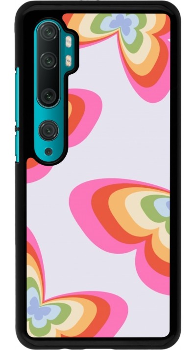 Xiaomi Mi Note 10 / Note 10 Pro Case Hülle - Easter 2024 rainbow butterflies